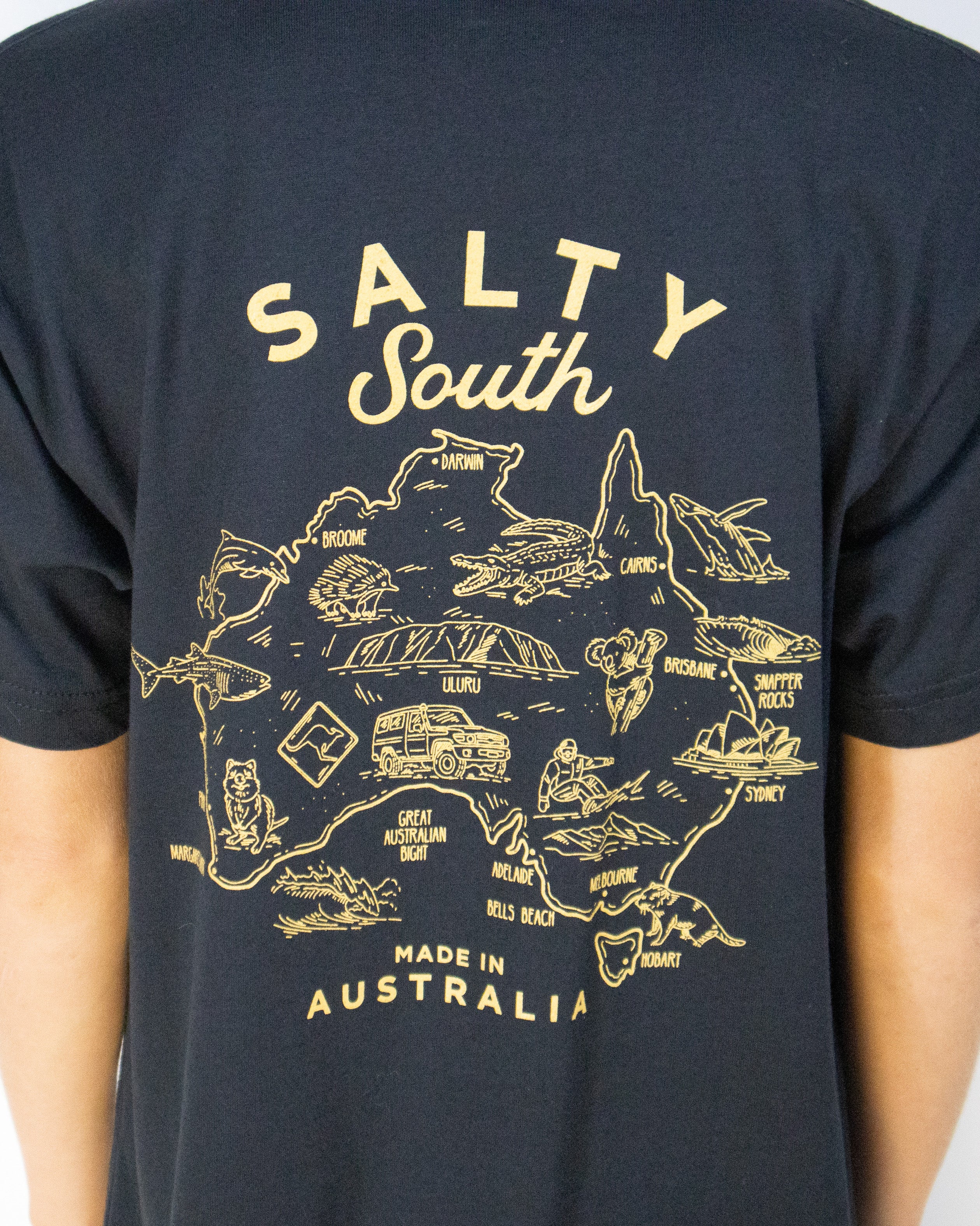 Youth Australia Map Tee