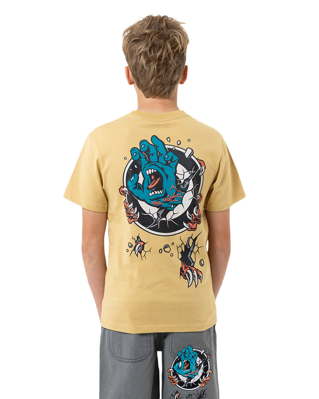 Boys Roskopp Screaming Target Centre Tee