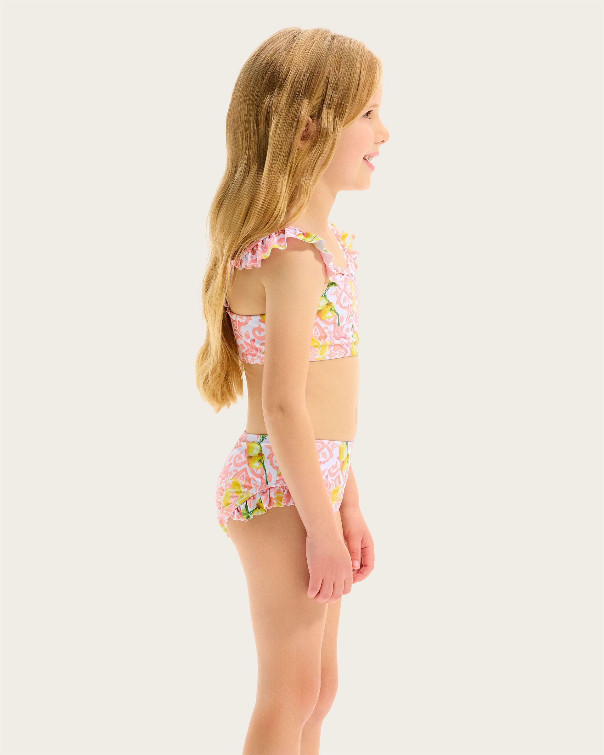 Tots Lemon Tile Bikini Set