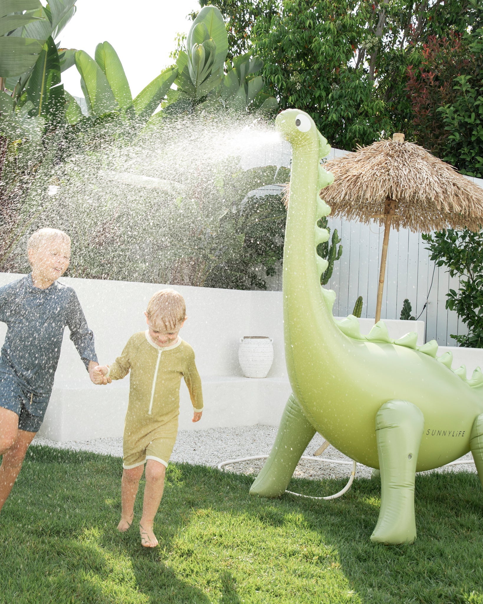 Dino Giant Sprinkler Into the Wild