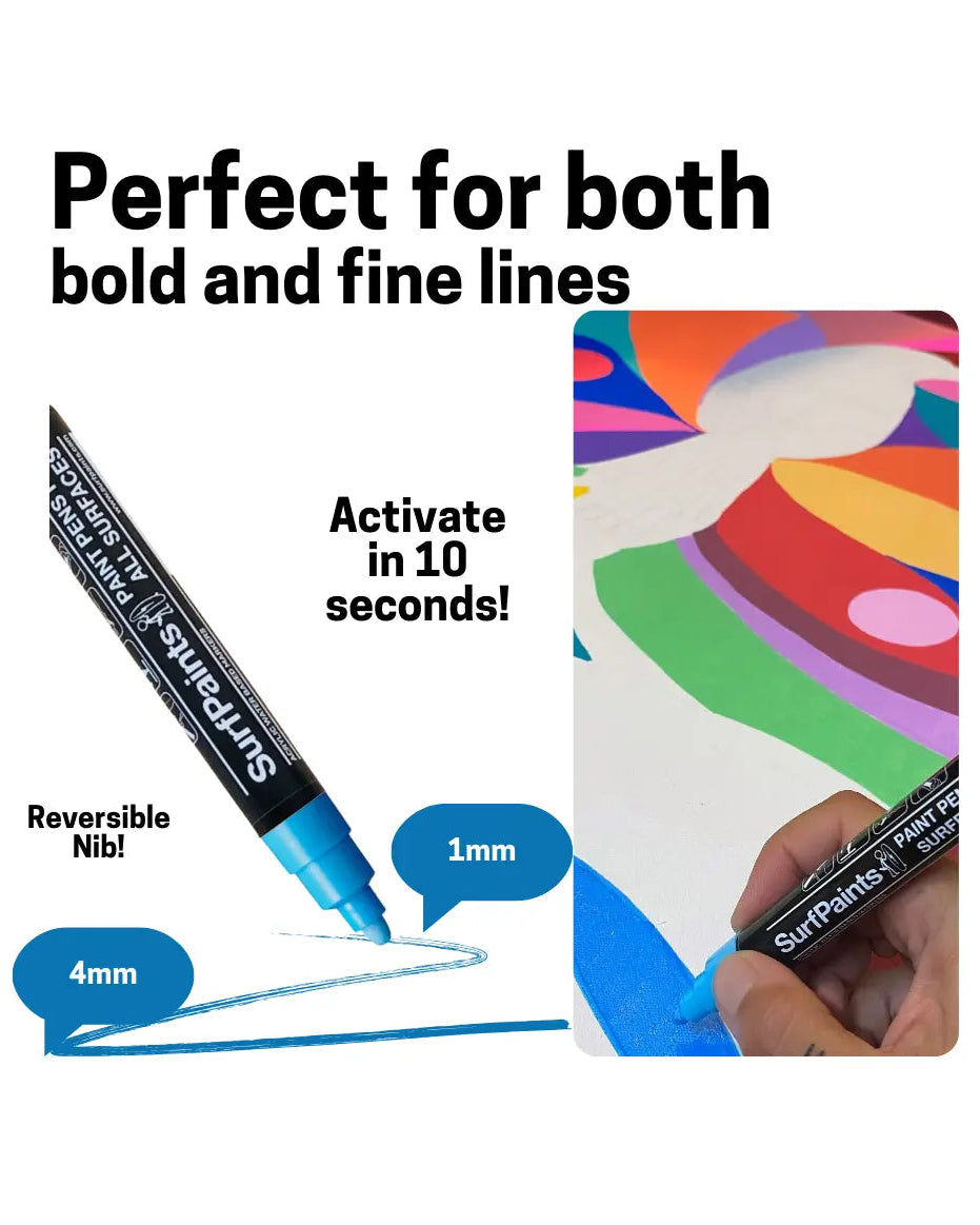 Fluro Paint Pens Set