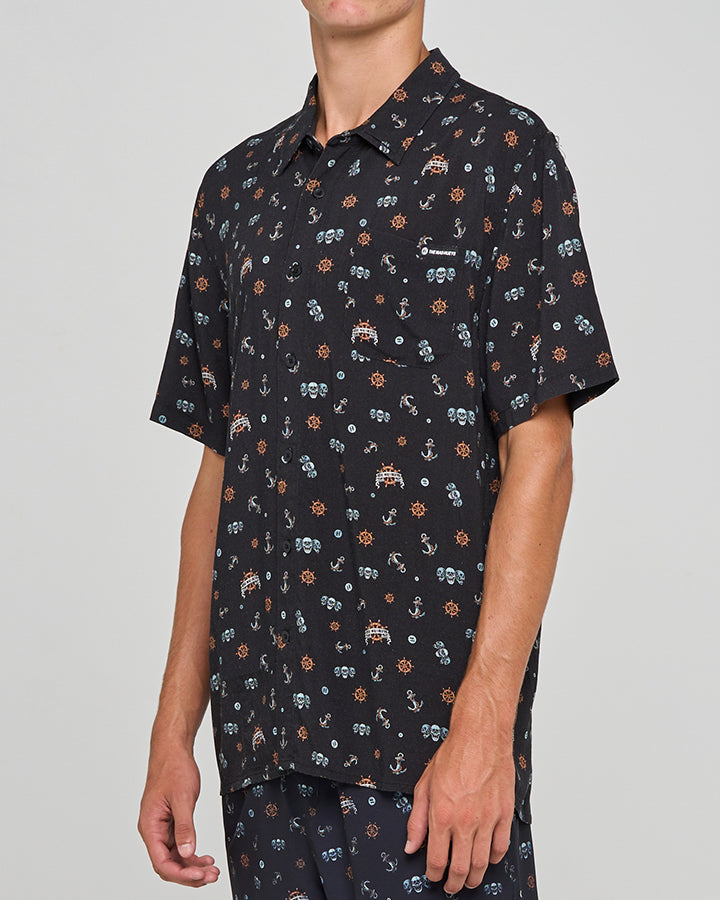 Triple Anchor | Short Sleeve Woven Shirt