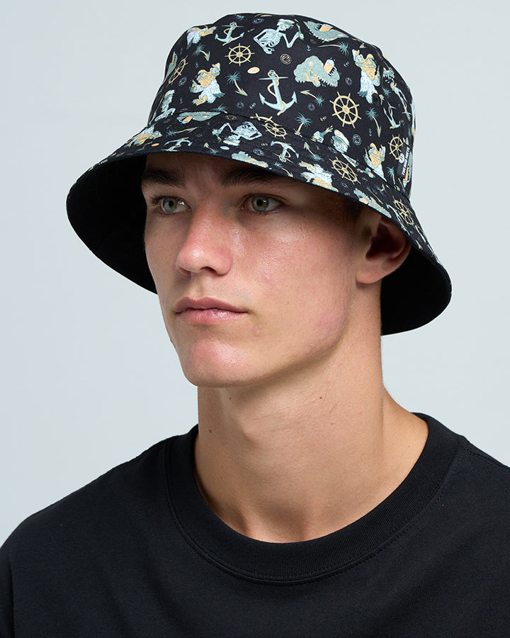 Day For It Froggies | Reversible Bucket Hat