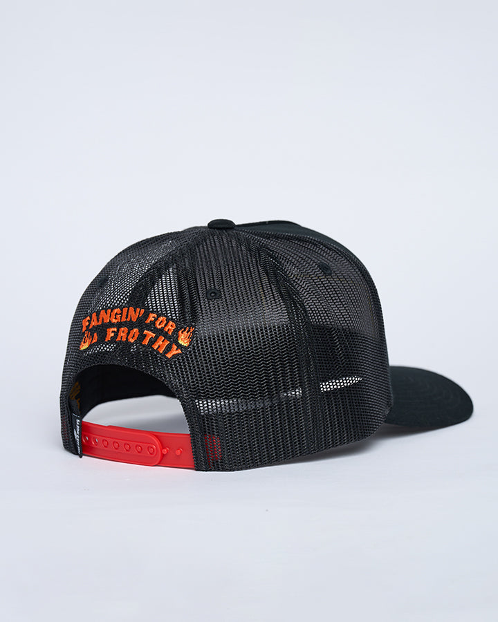 Frothy Fanging | Twill Trucker