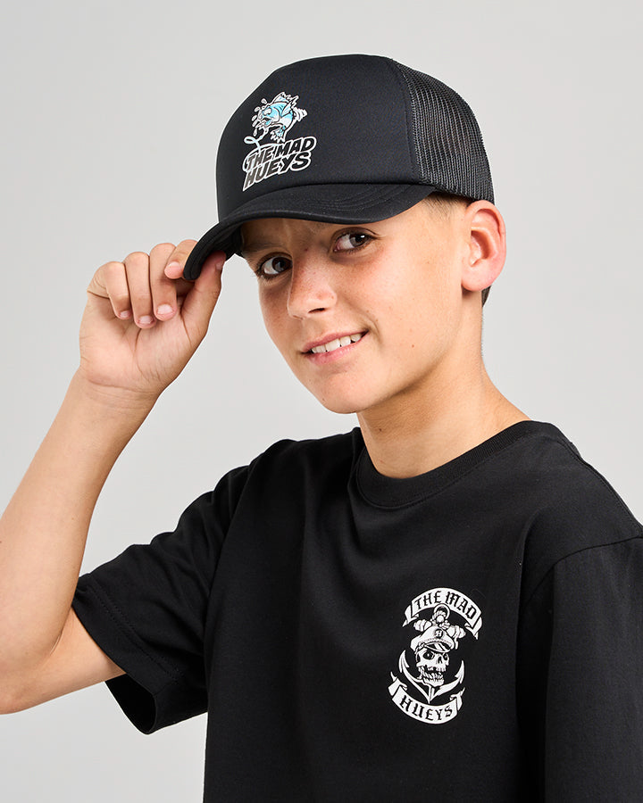 Boys Great Bite Shark Foam Trucker Cap