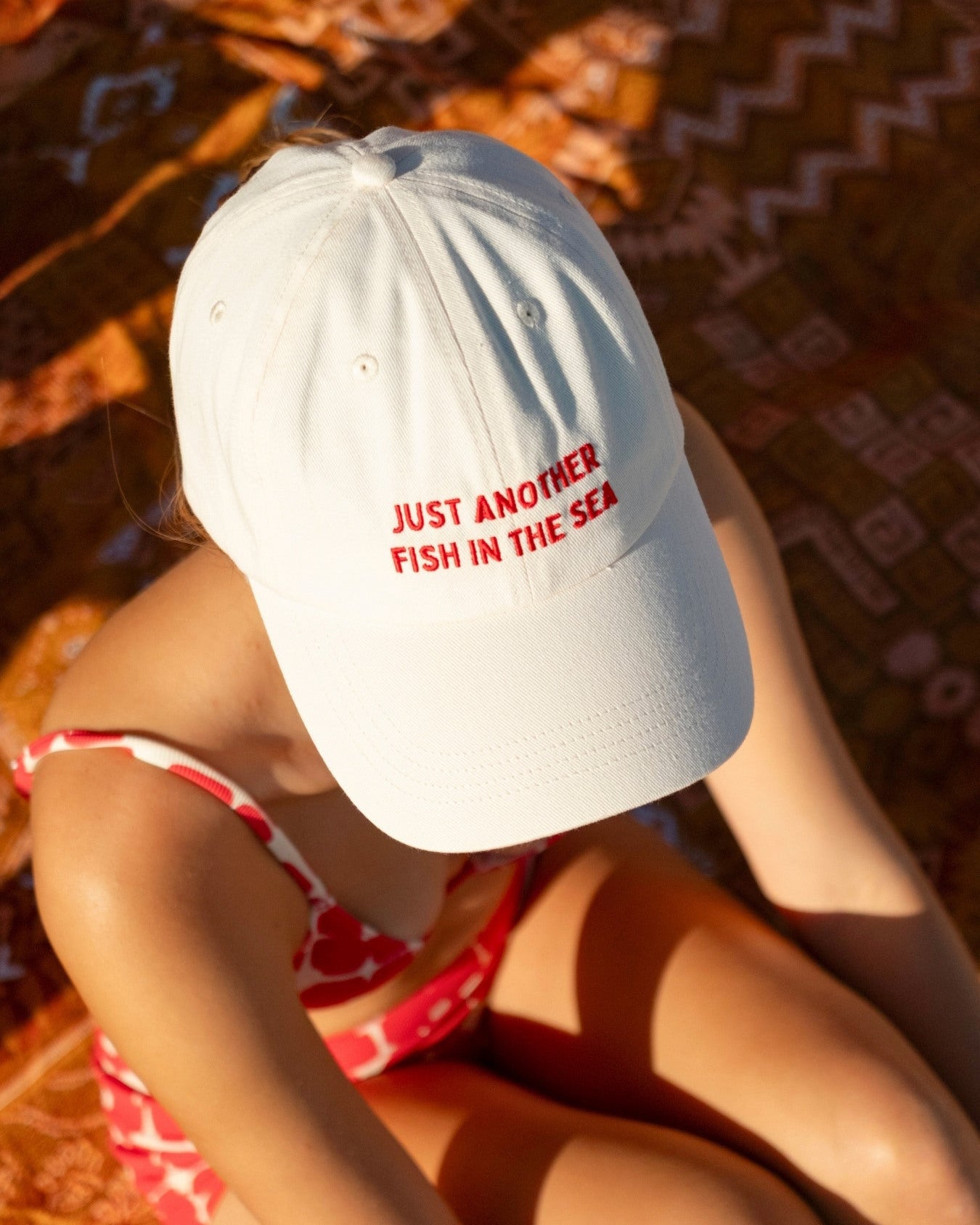 Just Another Fish In The Sea Vintage Beach Cap