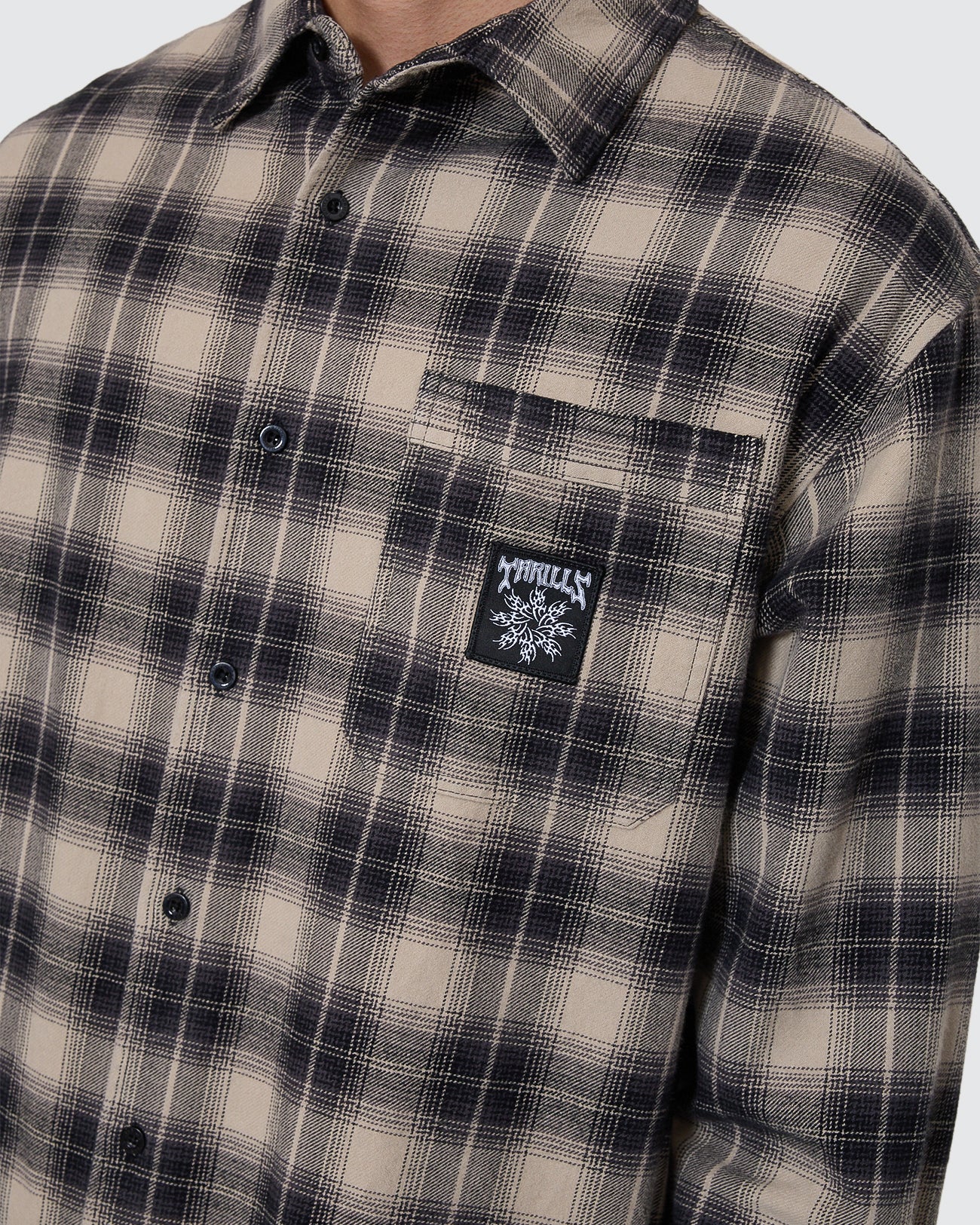 Stagger Barrio Long Sleeve Flannel Shirt