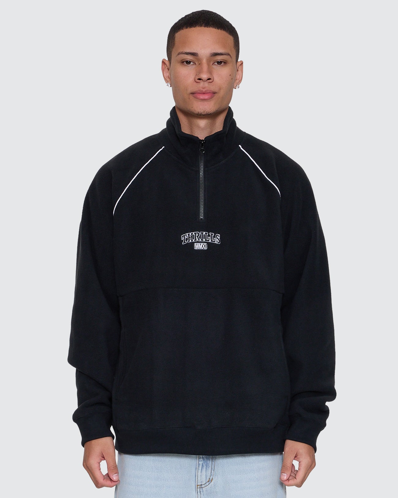 Thrill Of Victory Raglan Quarter Zip Polar Fleece