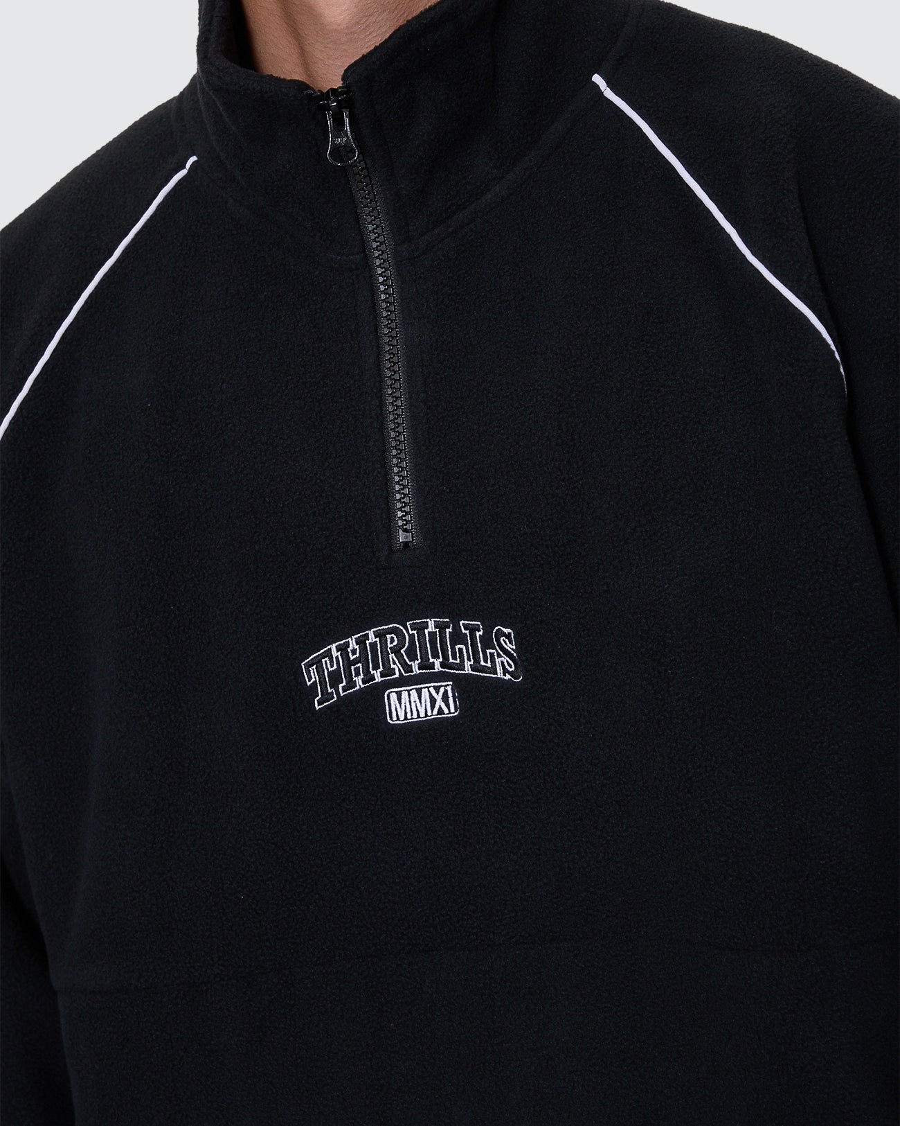 Thrill Of Victory Raglan Quarter Zip Polar Fleece