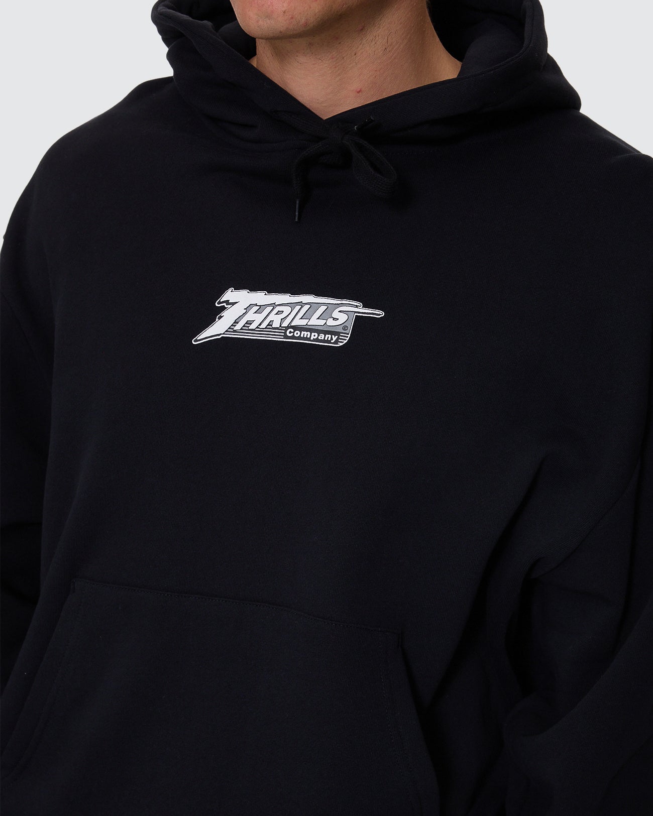 Heavy Voltage Slouch Pull On Cropped Hood