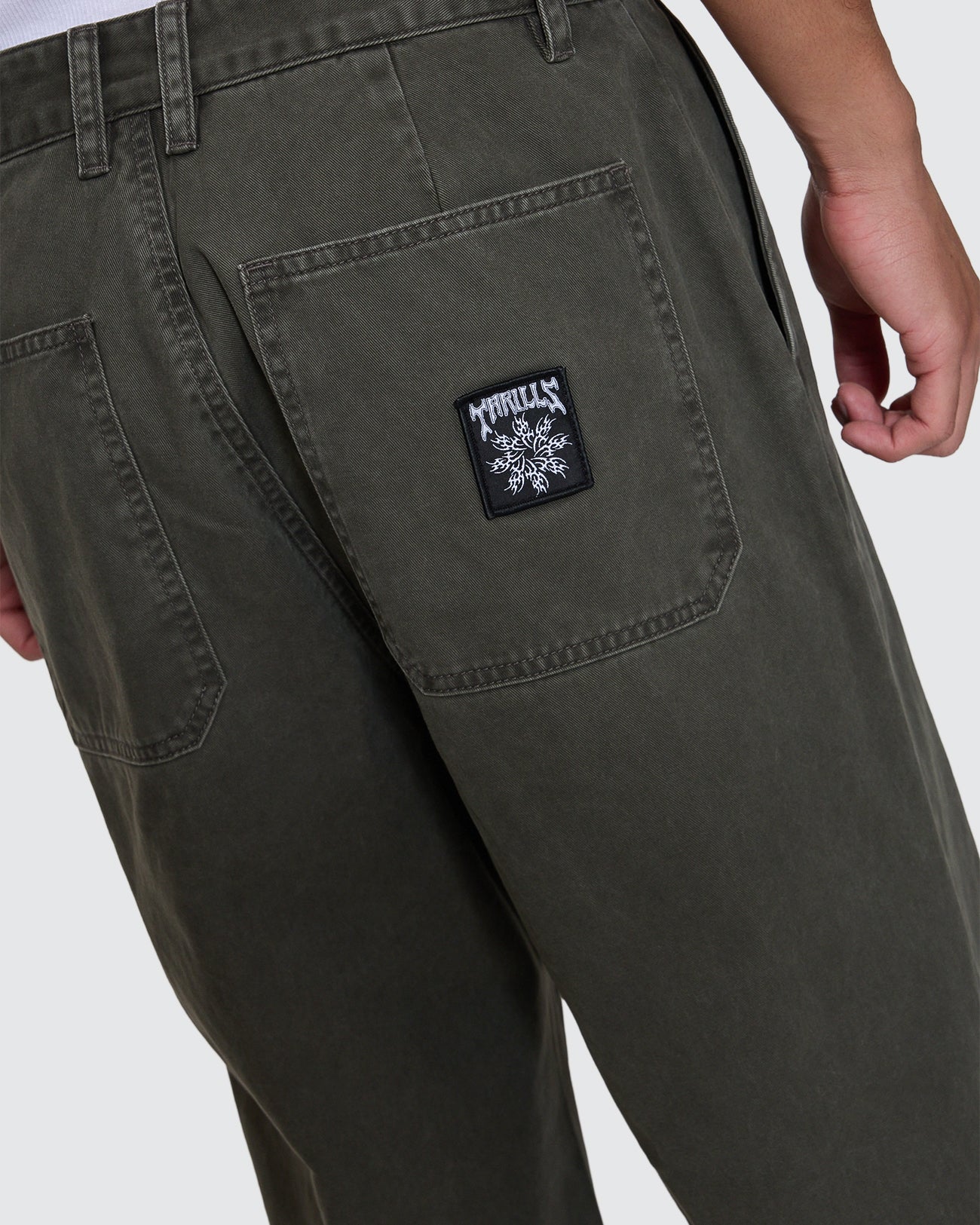 Stagger Big Slacker Cropped Pant
