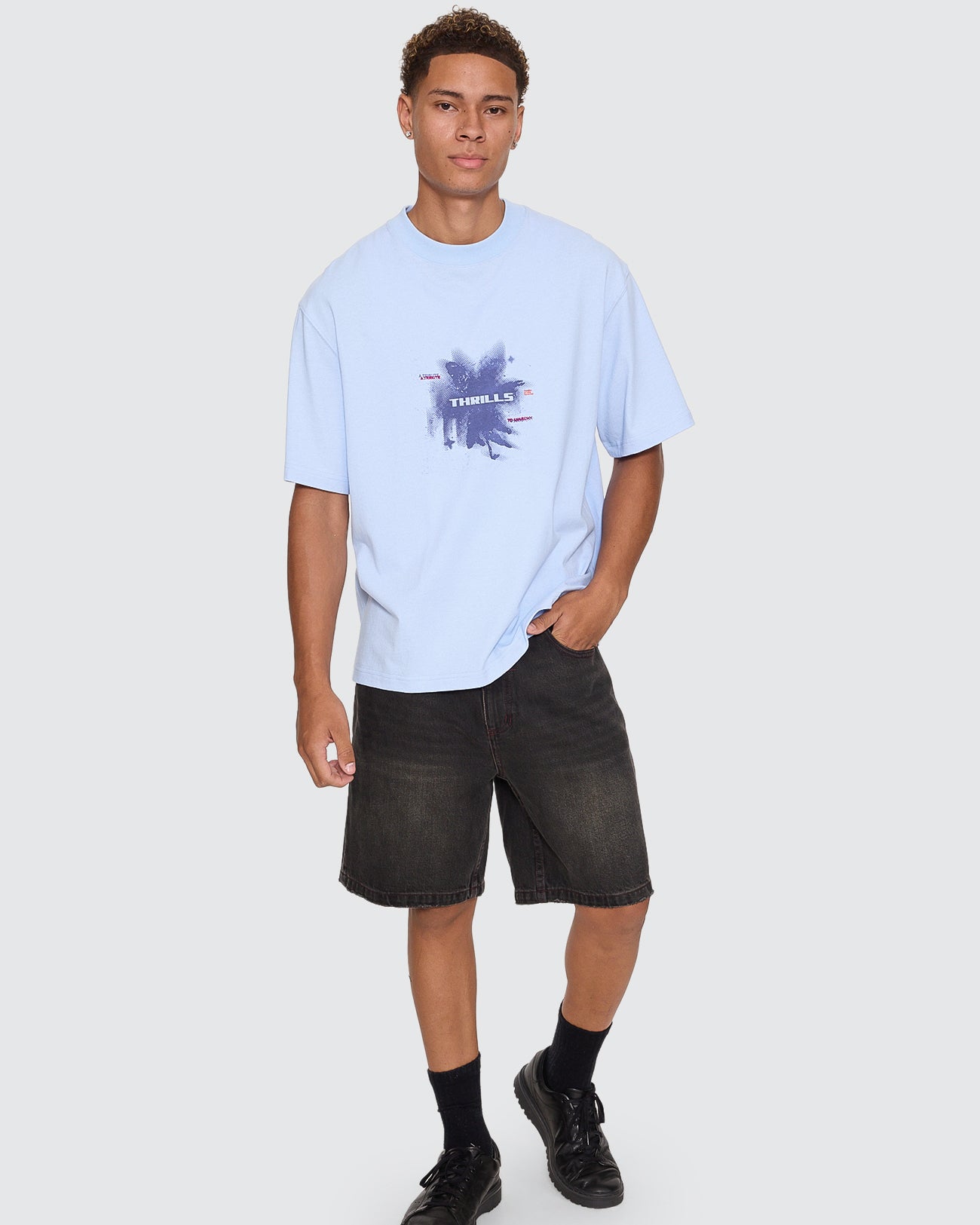 Found Paradise Oversize Box Crop Tee