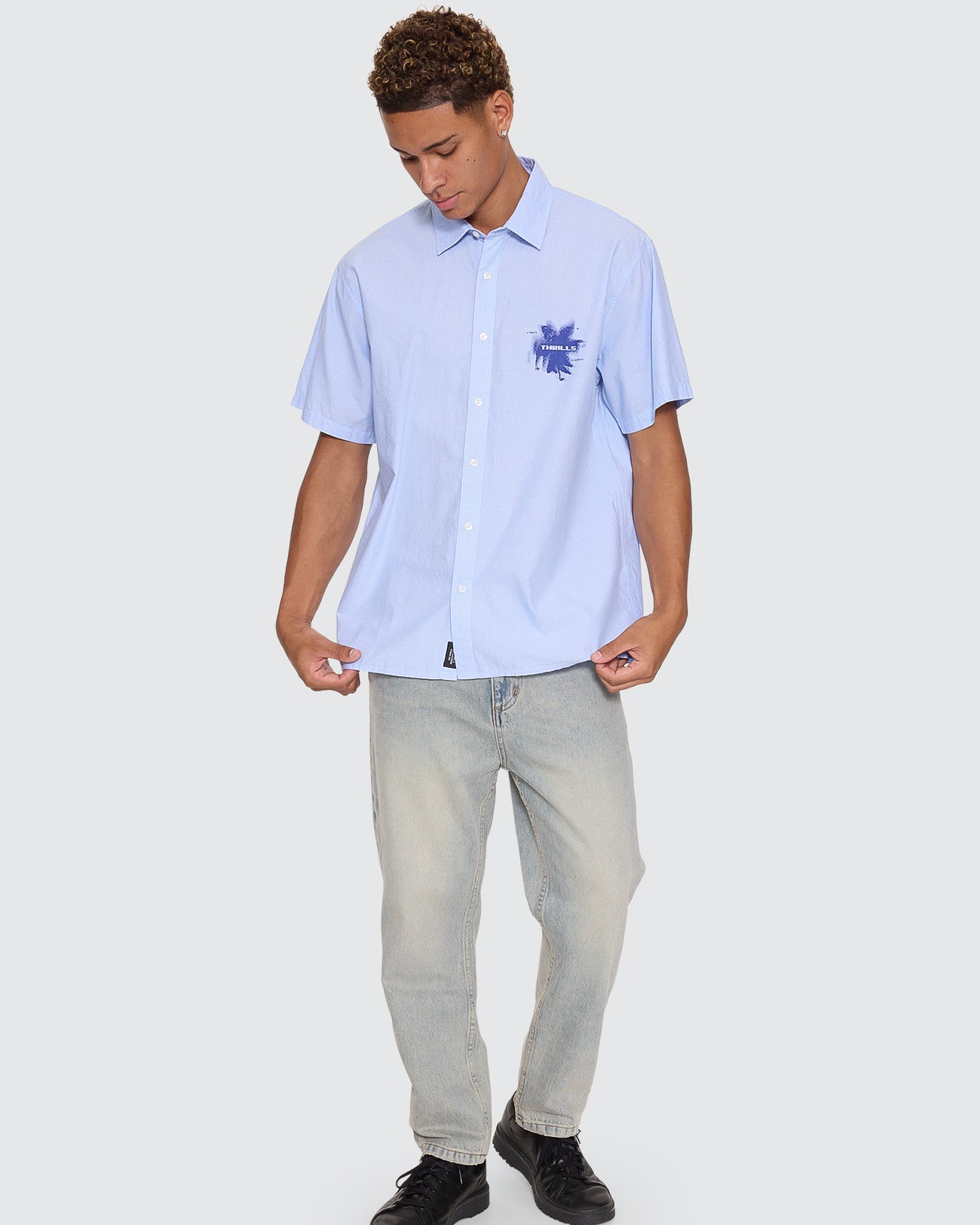 Found Paradise Cropped Short Sleeve Shirt