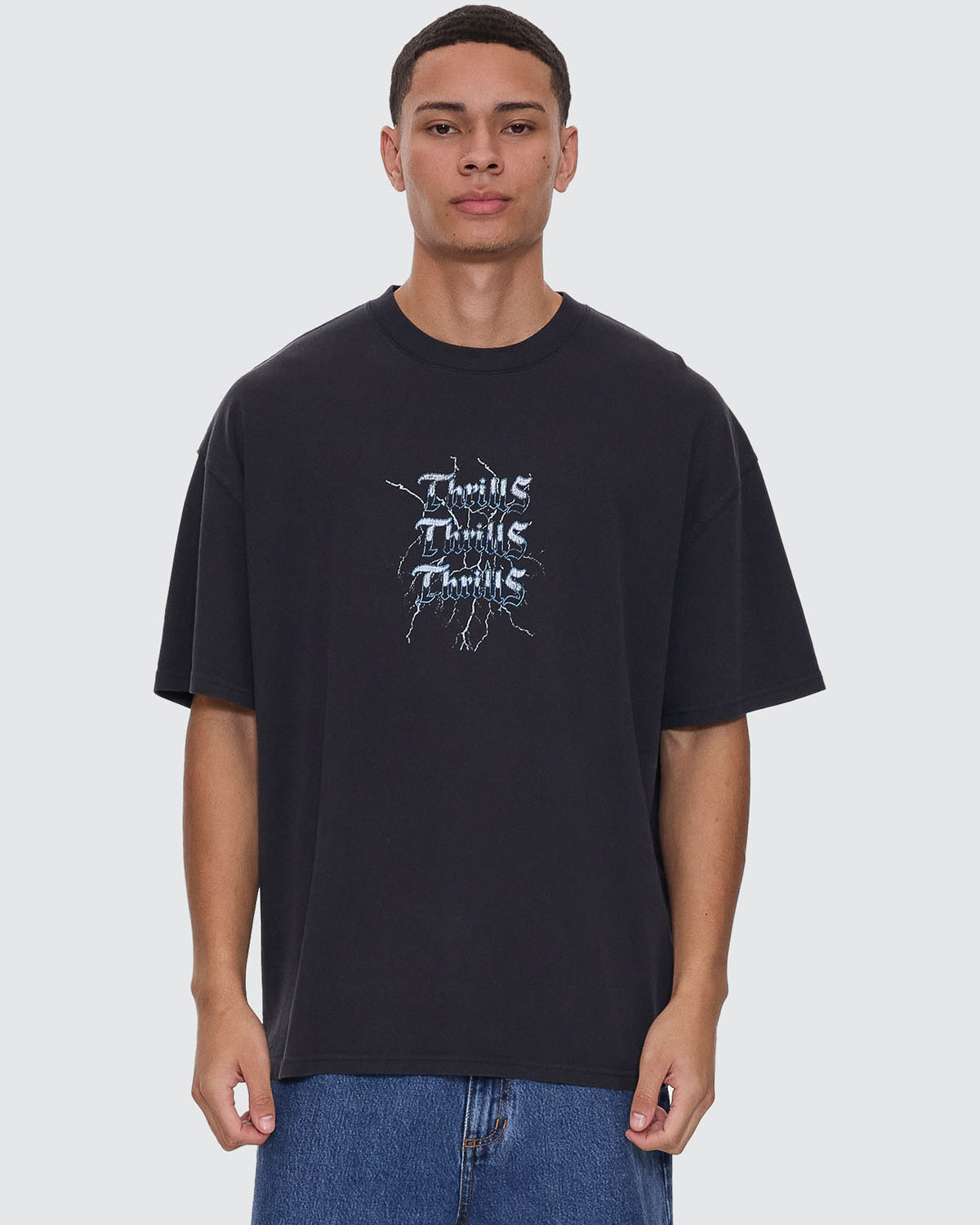 Run For The Hills Box Fit Oversize Tee
