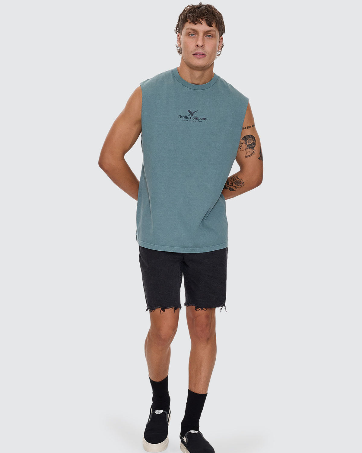 A Haven For The Restless Merch Fit Muscle Tee