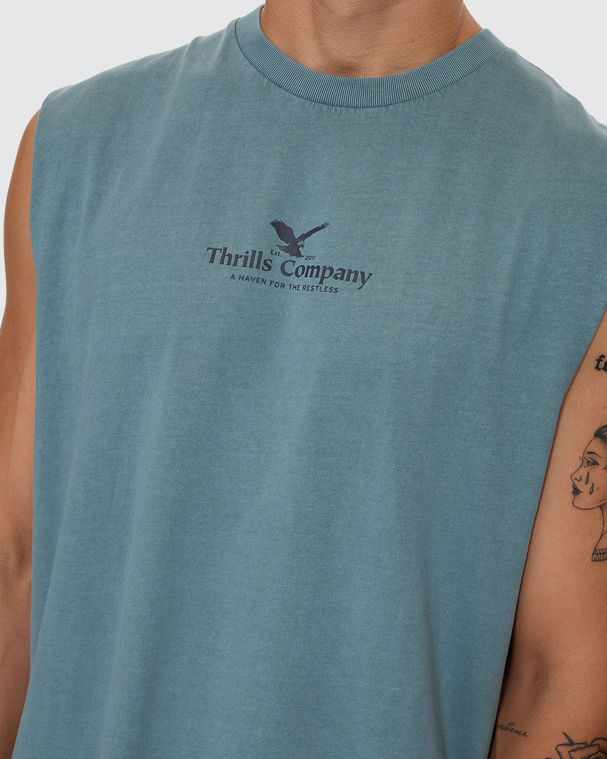 A Haven For The Restless Merch Fit Muscle Tee
