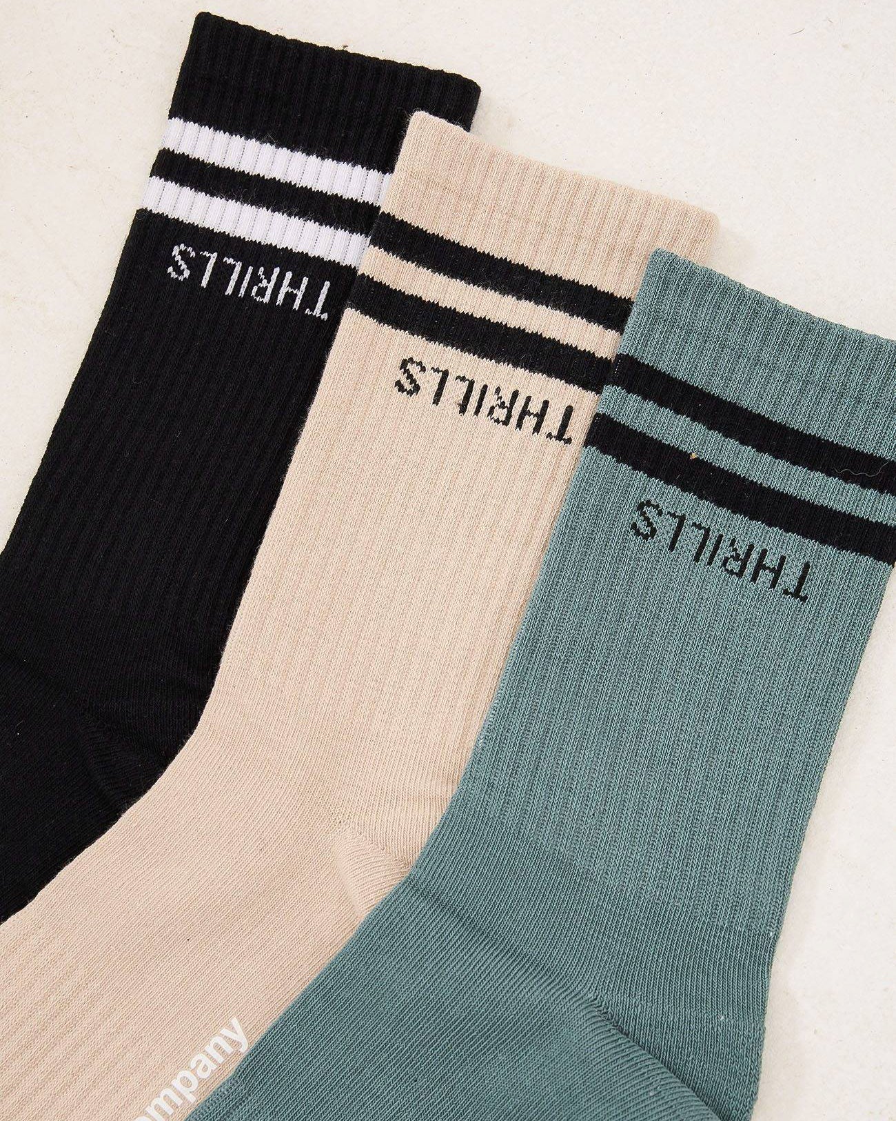 Minimal Thrills 3 Pack Sock