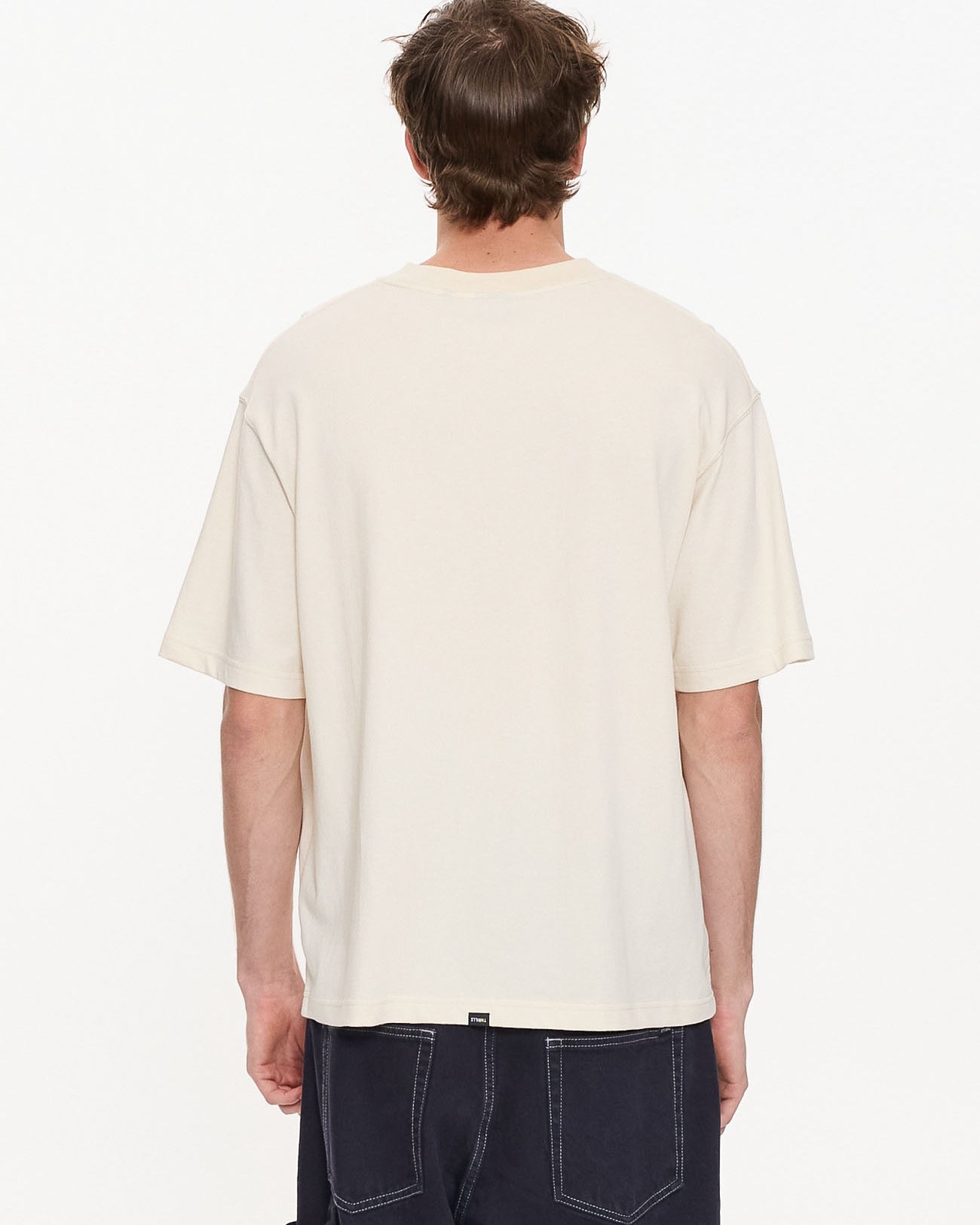 Calm State Embro Box Fit Oversize Cropped Tee