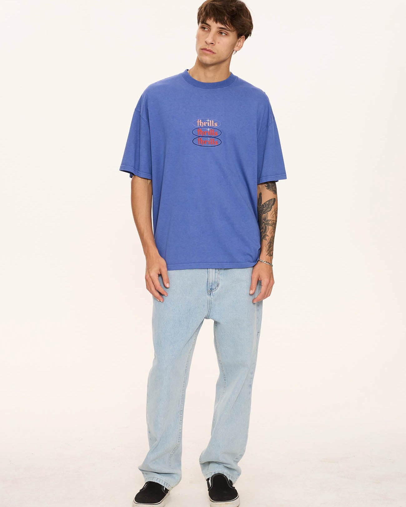 Crystal Clear Box Fit Oversize Tee