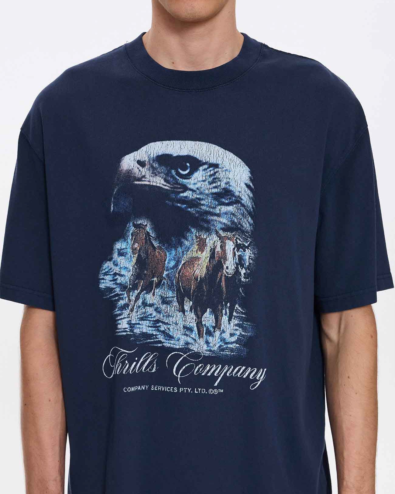 Superior Power Box Fit Oversize Cropped Tee