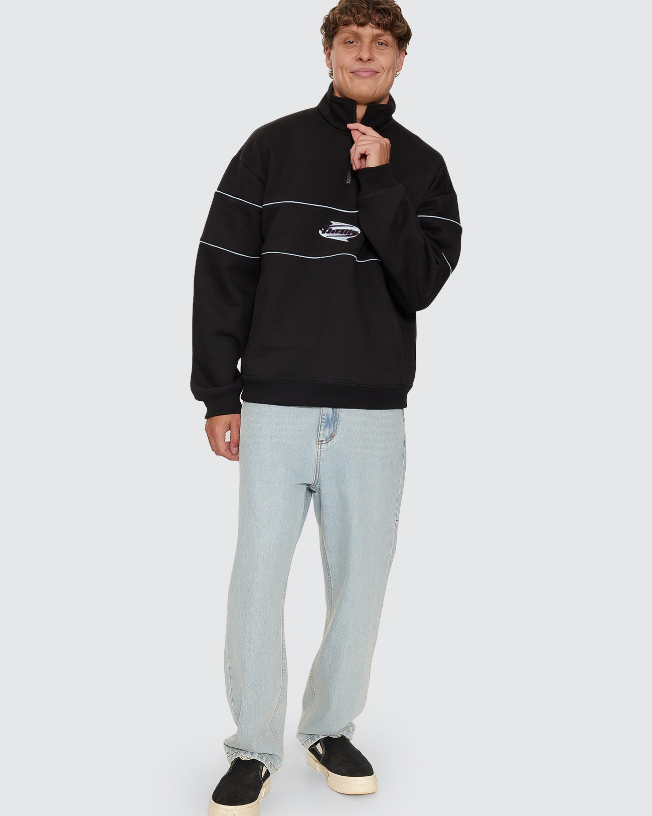 Split Decisions Quarter Zip Fleece