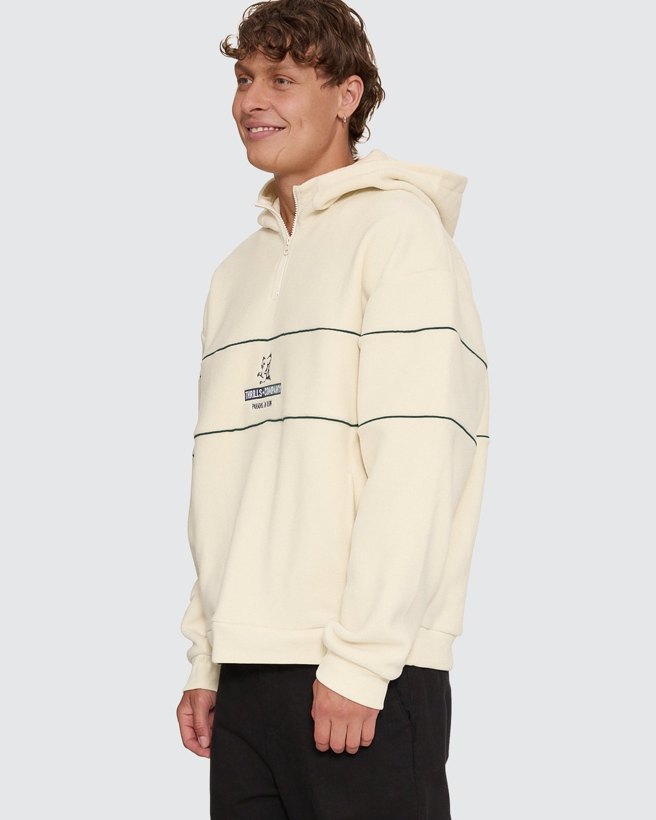 Risen Quarter Zip Hood Fleece