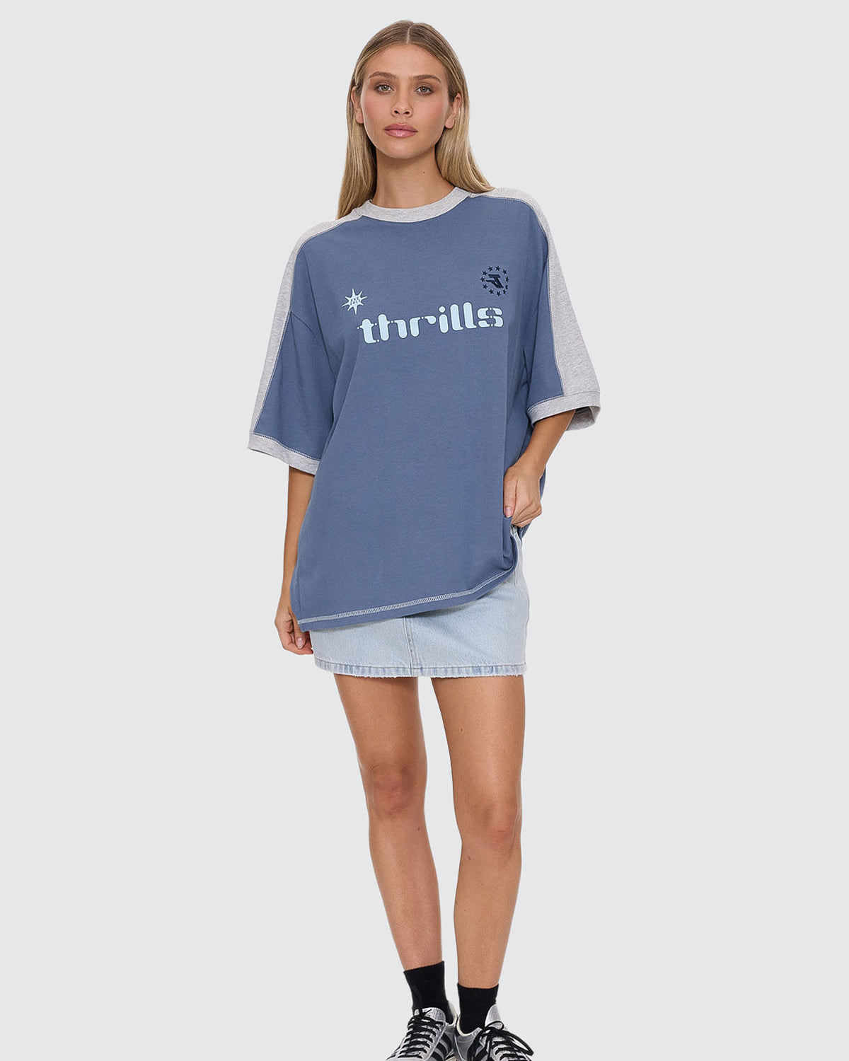 Hot Shot Panelled Oversized Tee