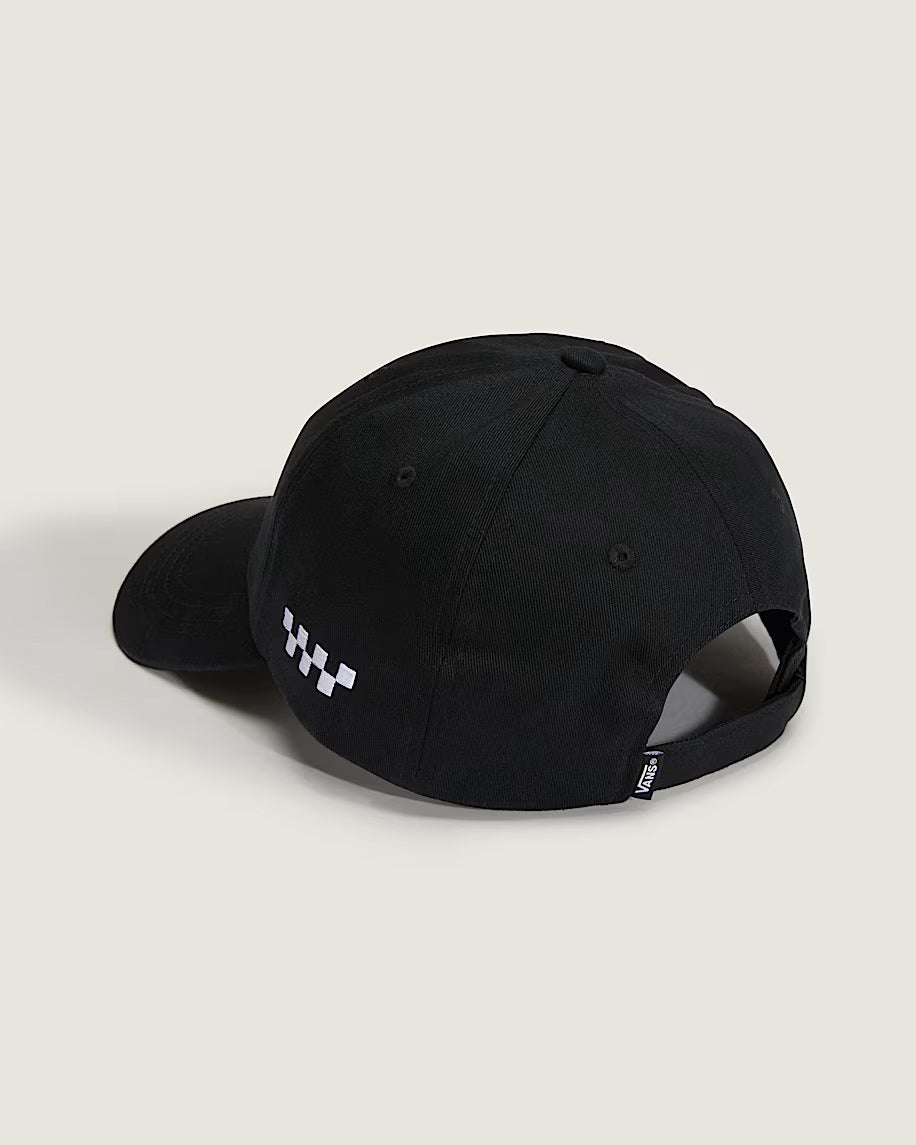 Check Side Curved Bill Jockey Cap