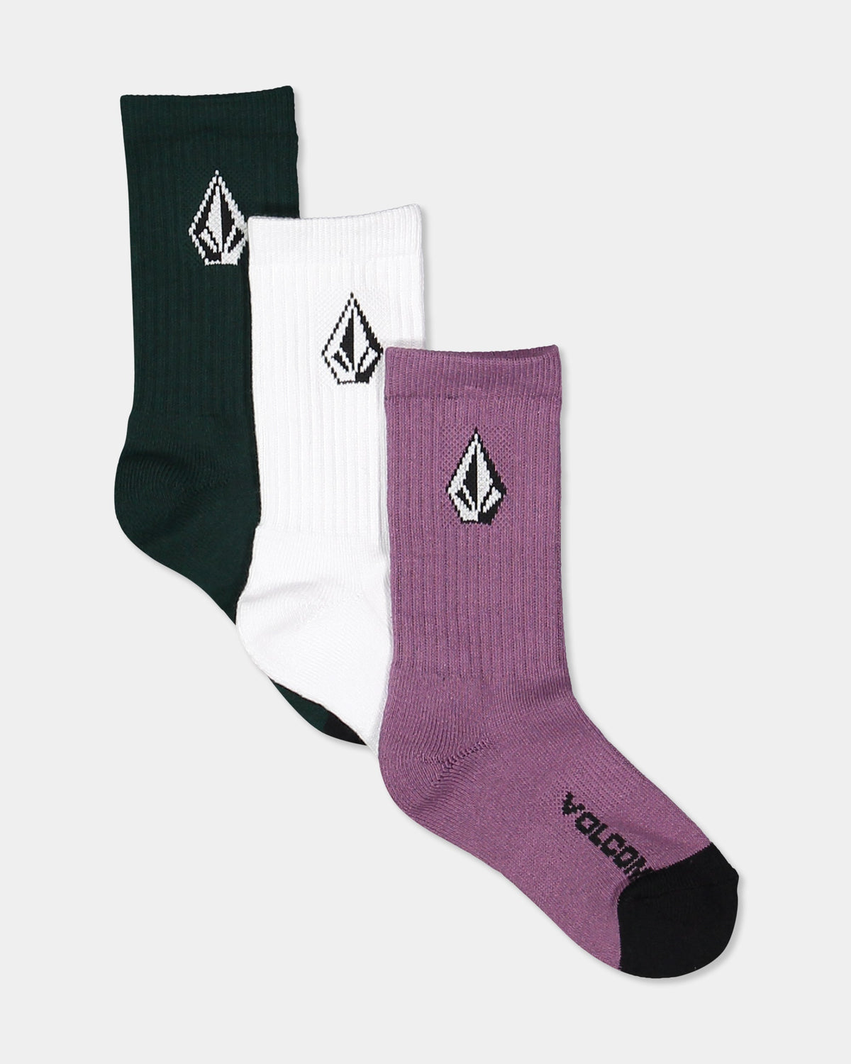 Youth Full Stone 3 Pk Sock