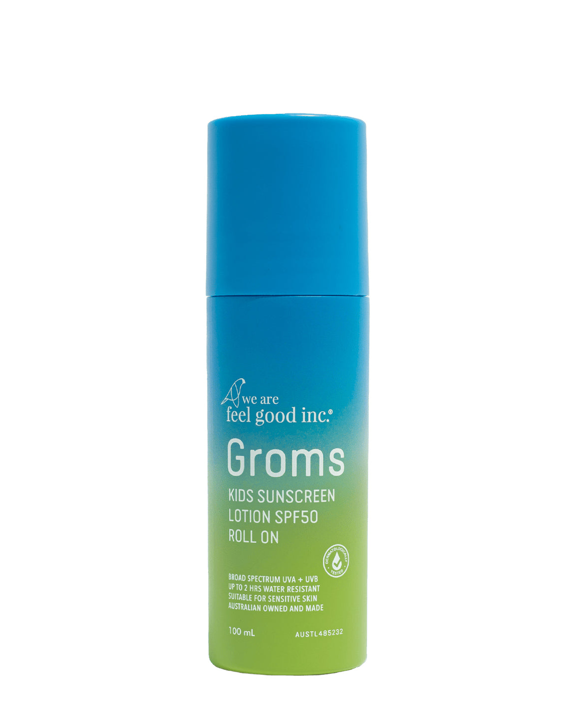 Grom Kids Sunscreen Lotion SPF50 Roll On 100ml