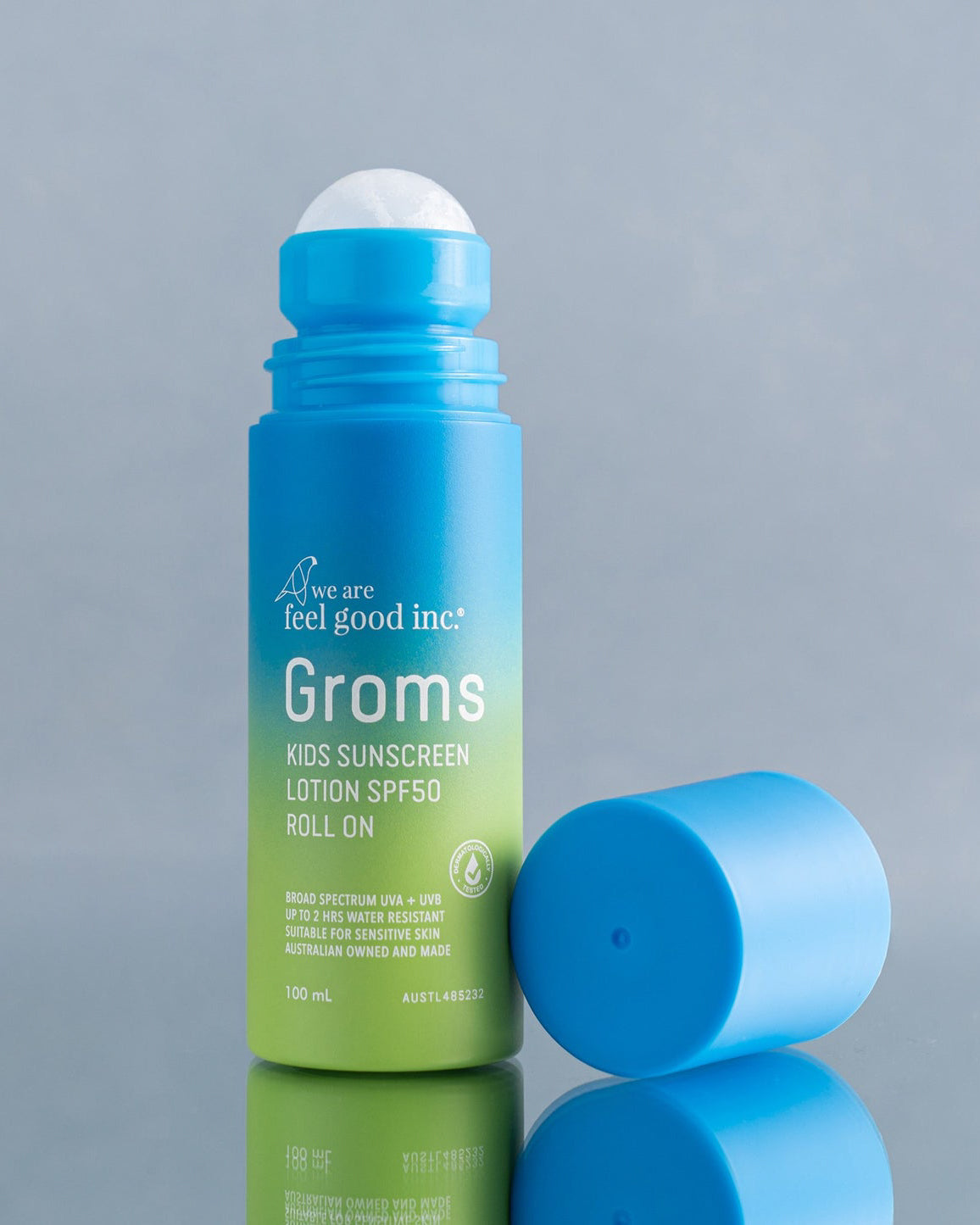 Grom Kids Sunscreen Lotion SPF50 Roll On 100ml