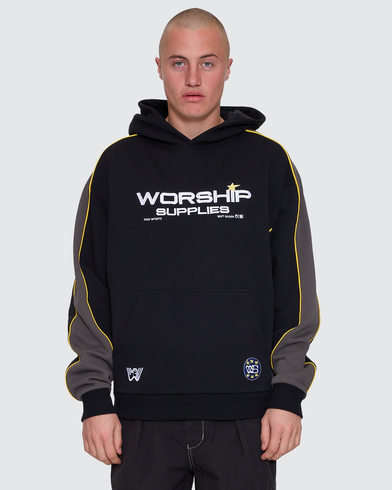 Laser Panel Pullover Hood