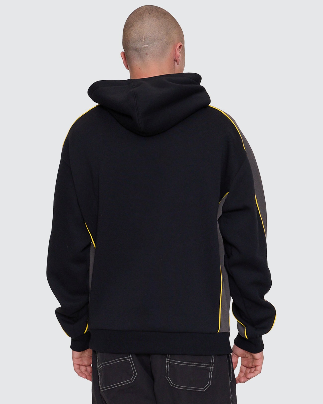 Laser Panel Pullover Hood