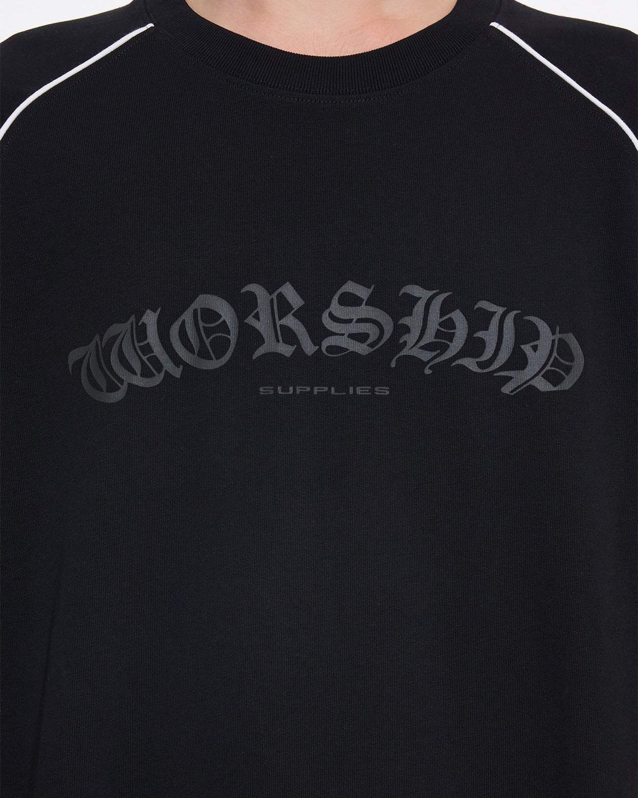 Frequency Panel Oversize Raglan Tee