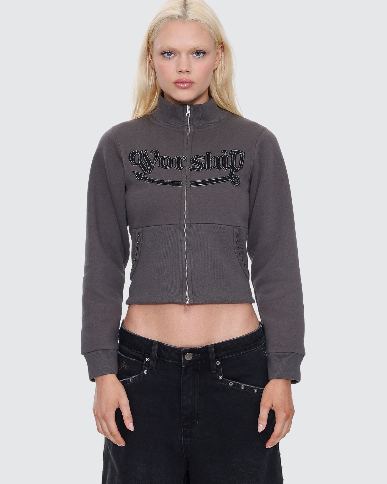 Treasured Y2K Zip Fleece Jacket