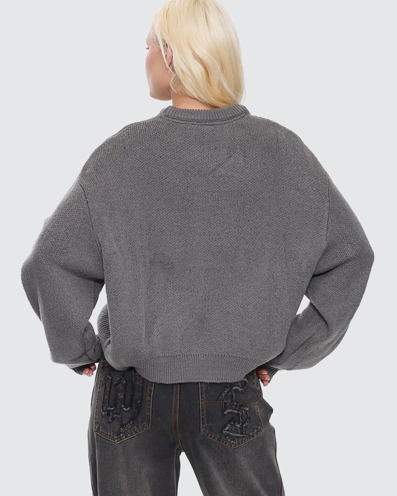 Trudge Box Fit Crew Knit Sweater