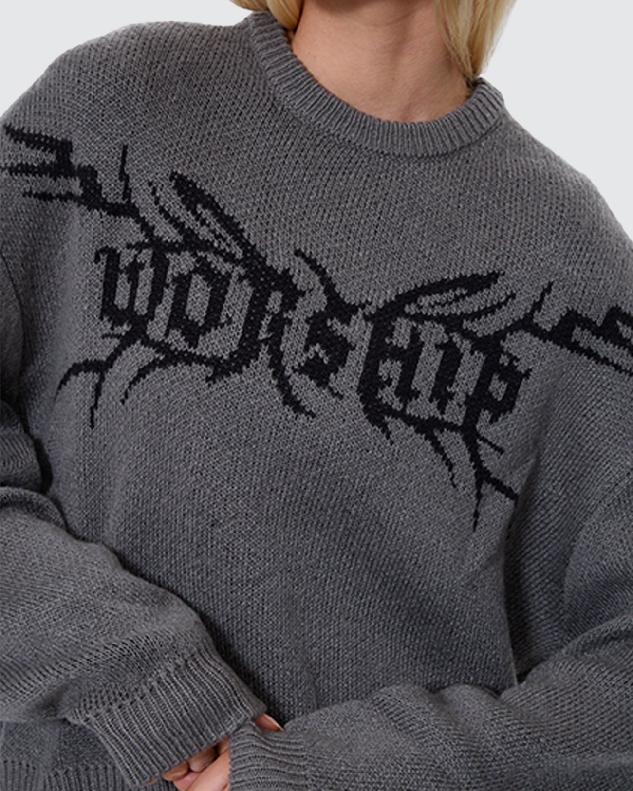 Trudge Box Fit Crew Knit Sweater