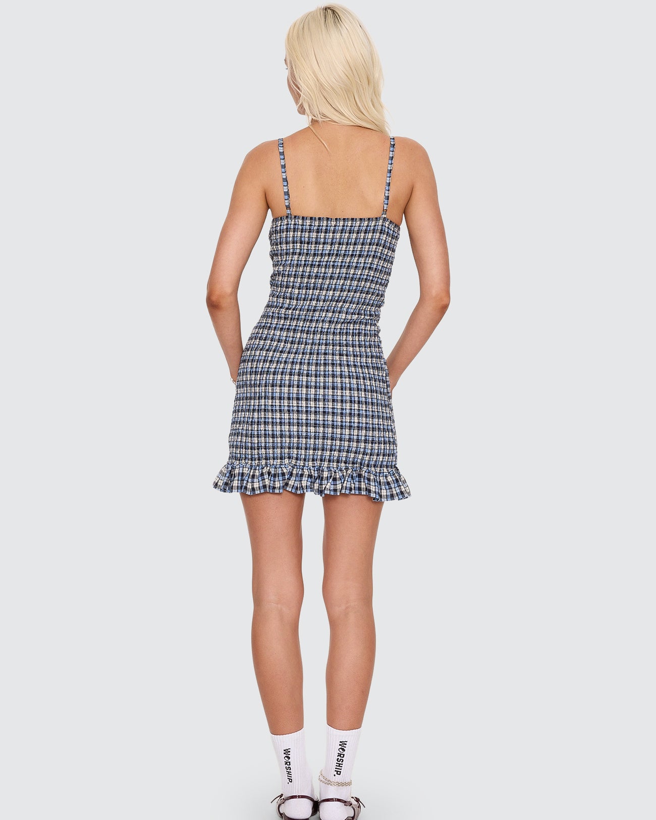 Cherub Shirred Mini Dress