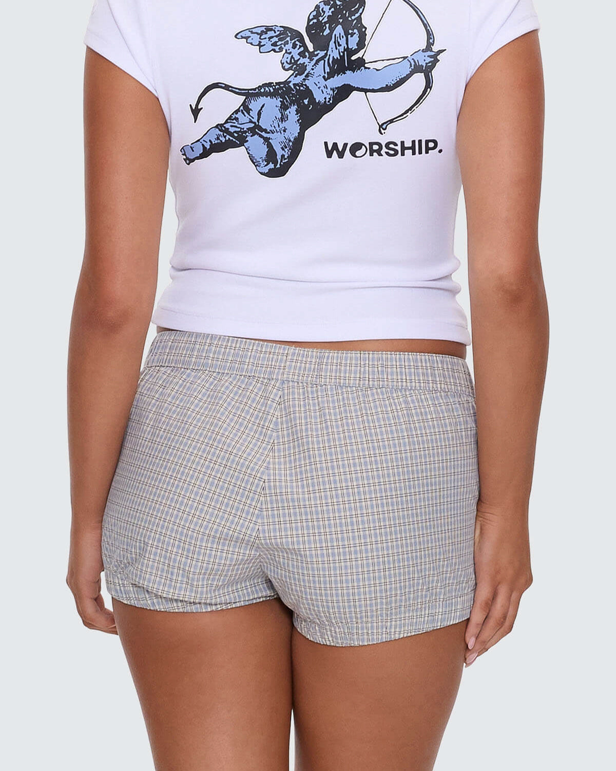 Push Back Ruched Boxer Short