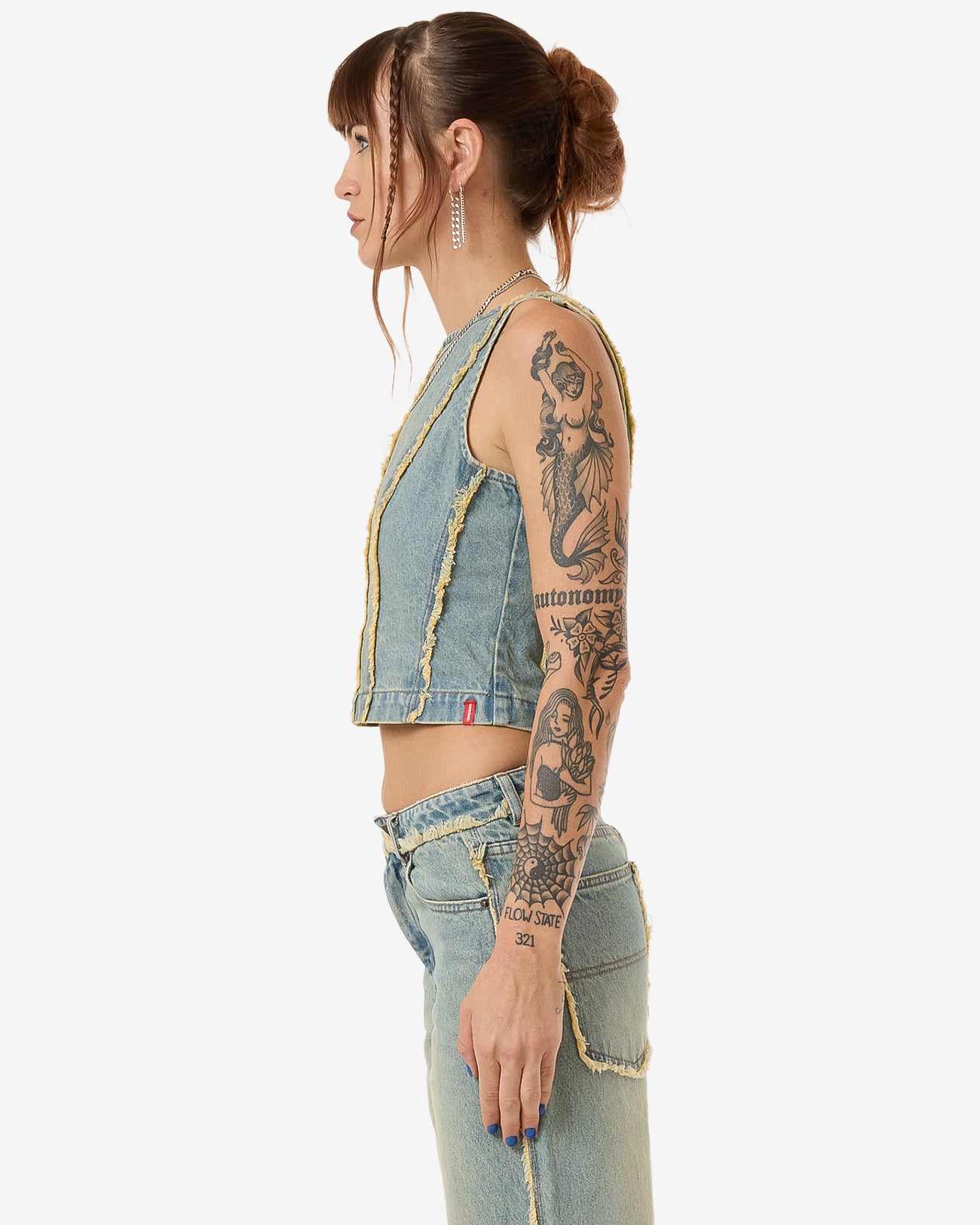 Revenge Denim Top