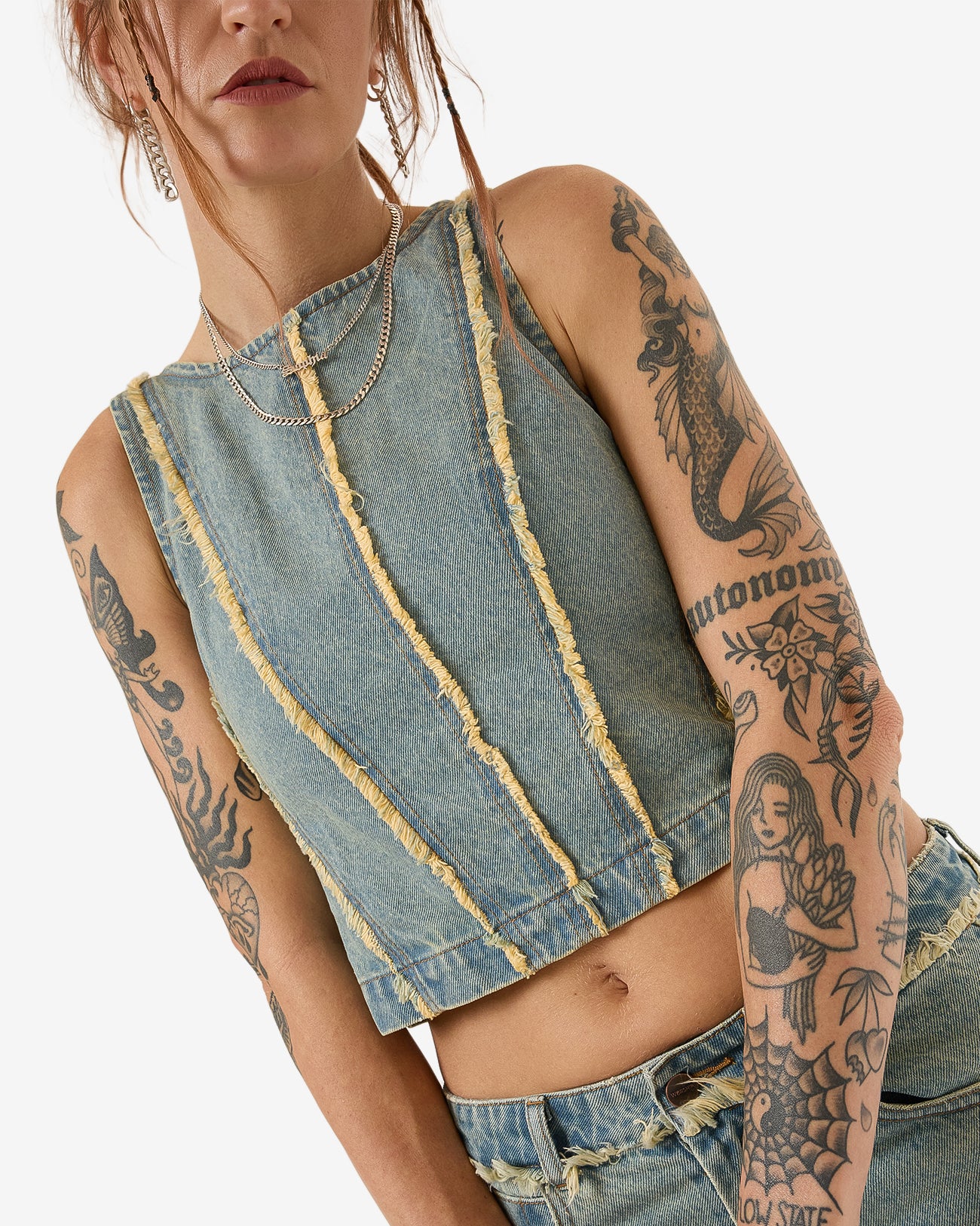 Revenge Denim Top