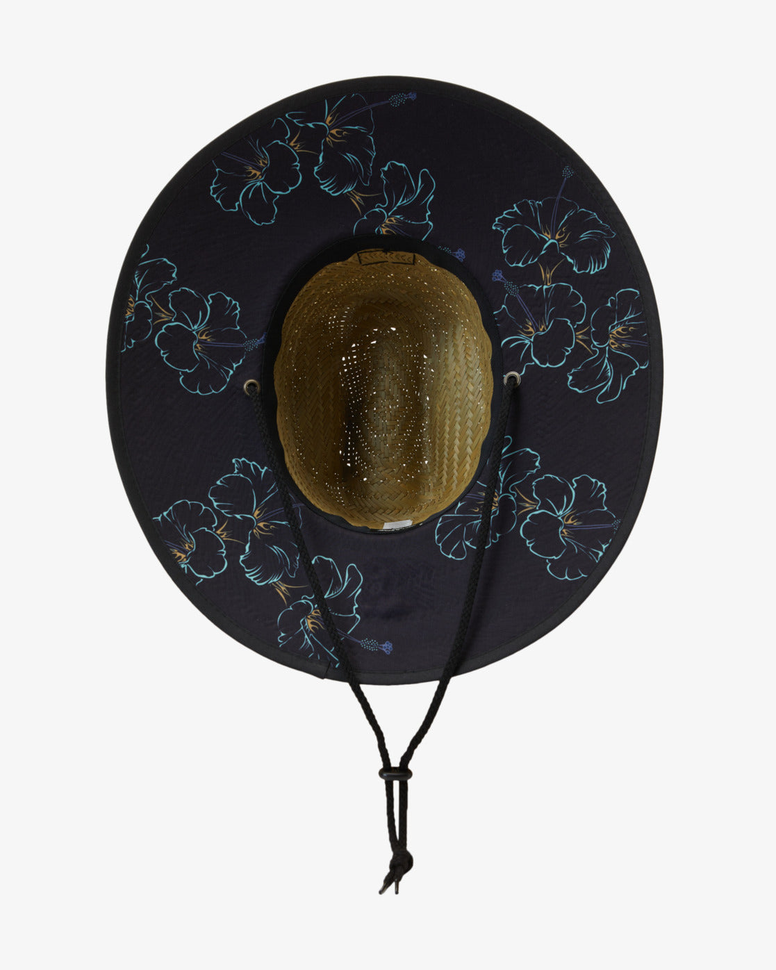 Tides Print Straw Hat