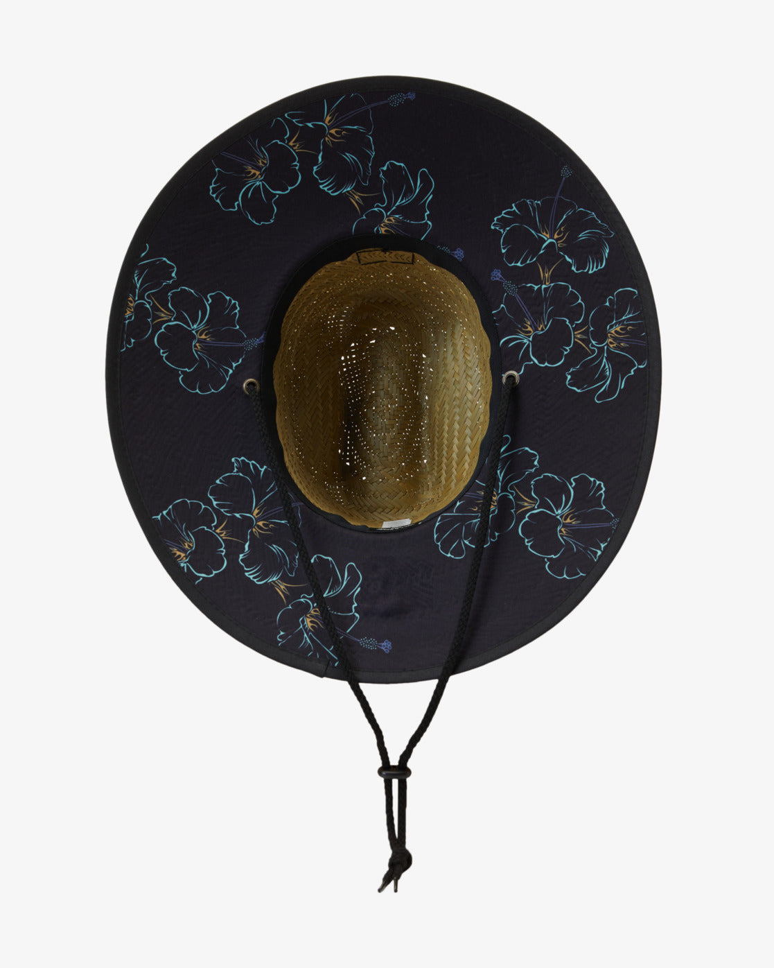 Tides Print Straw Hat