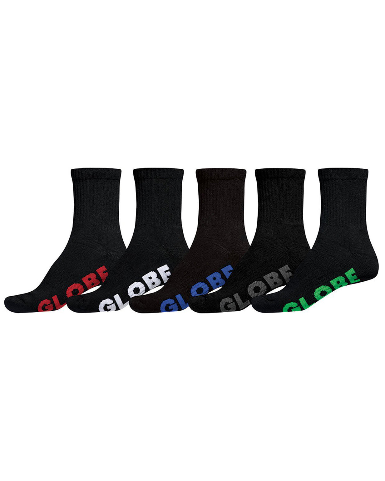 Stealth Crew Sock 5Pk 7-11