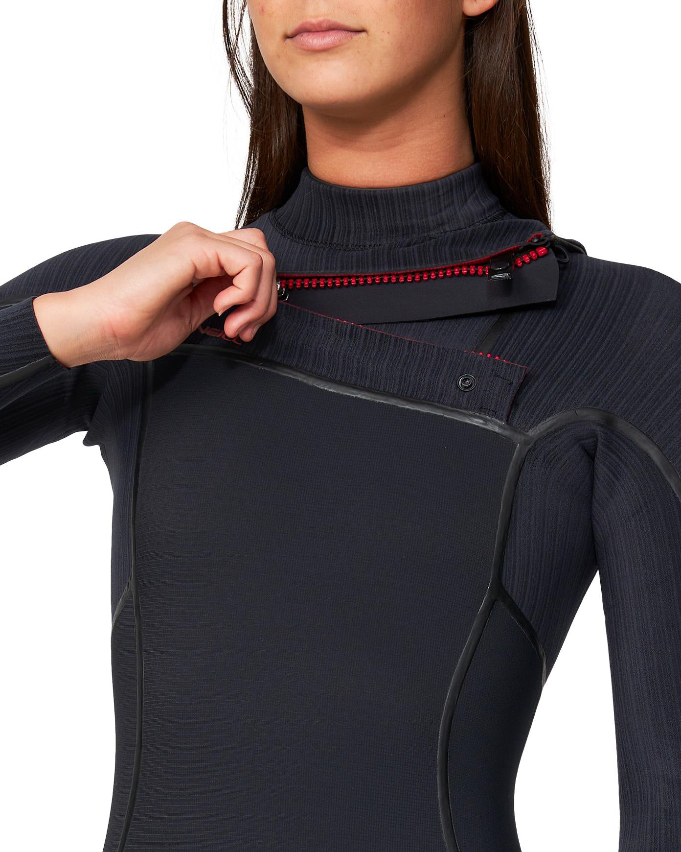 Womens Hype Fire X Chest Zip Full