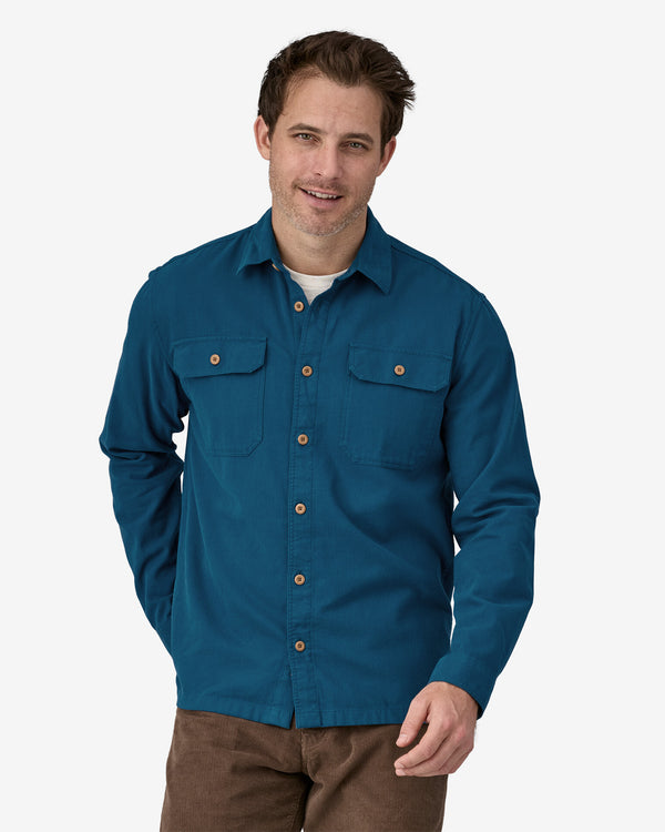 Long Sleeve Organic Cotton Fjord Flannel Shirt