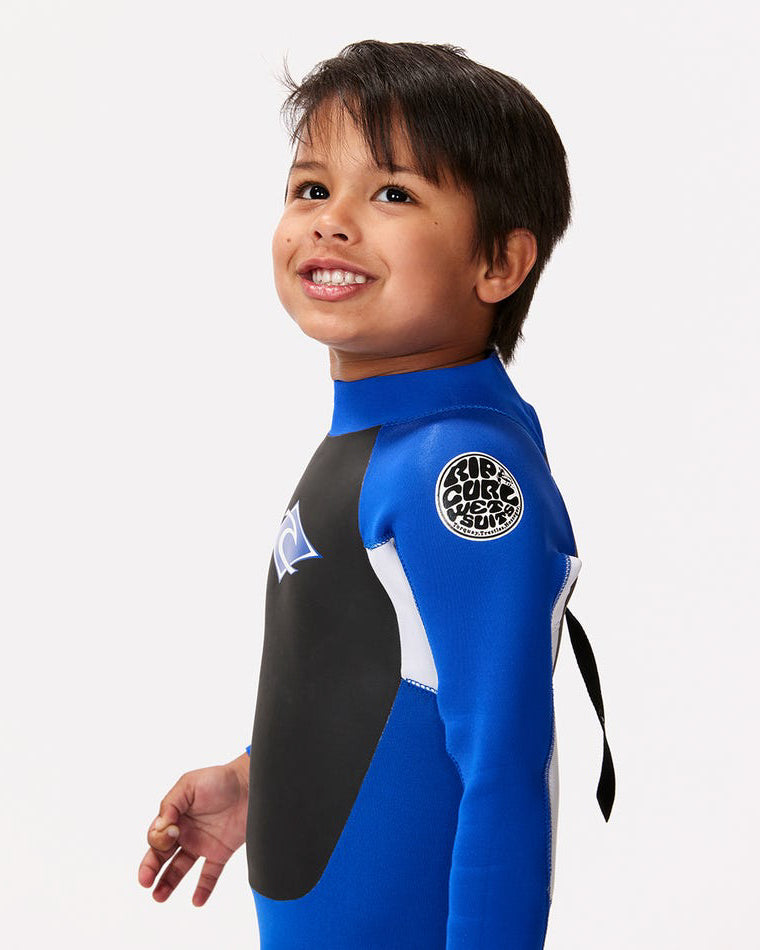 Groms Omega 3/2 Flatloc Back Zip