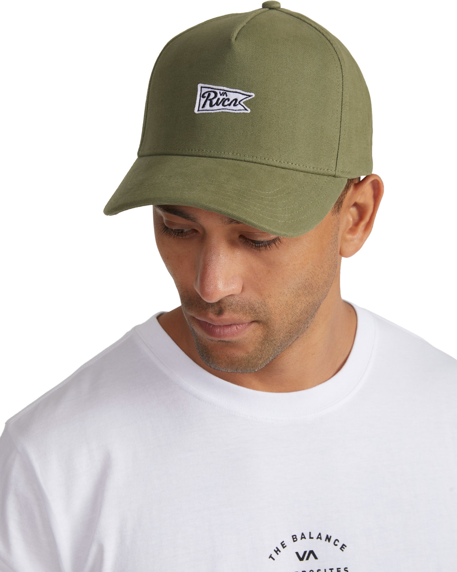 Rvca Pennants Pinched Snapback Cap