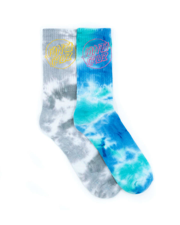 Opus Dot Tie Dye 2Pack Sock