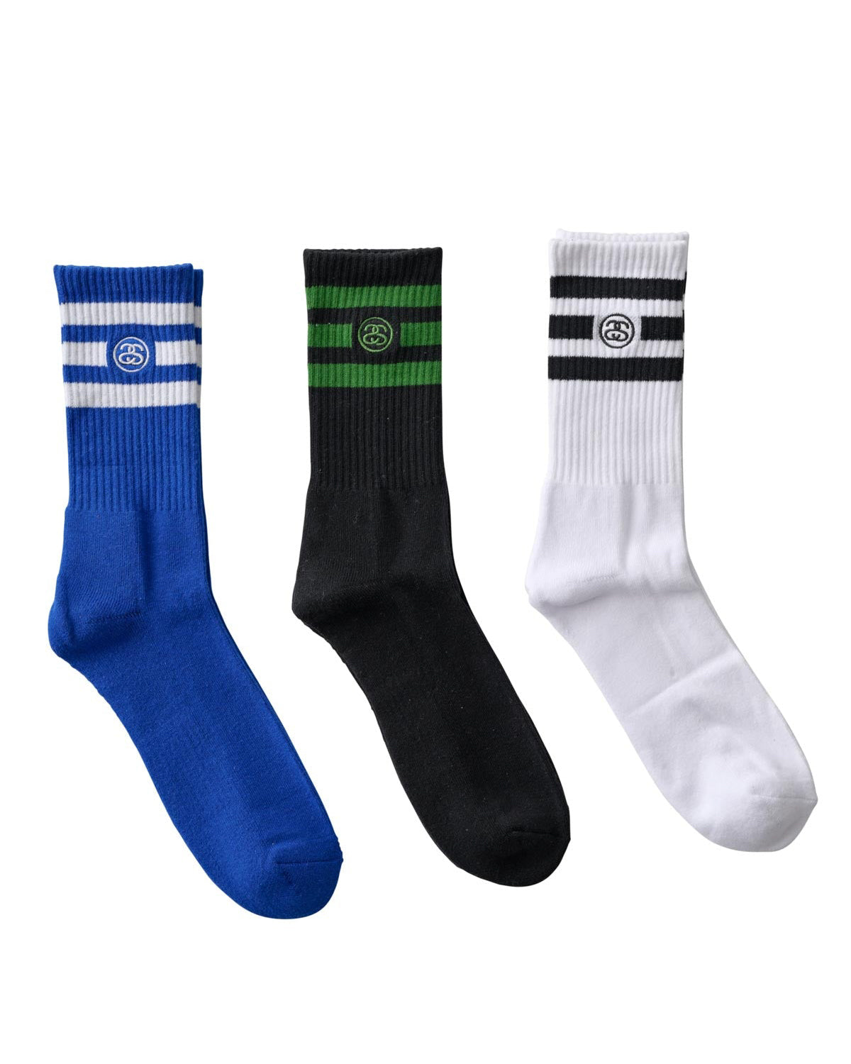 Mens Ss Link Stripe Sock 3Pack